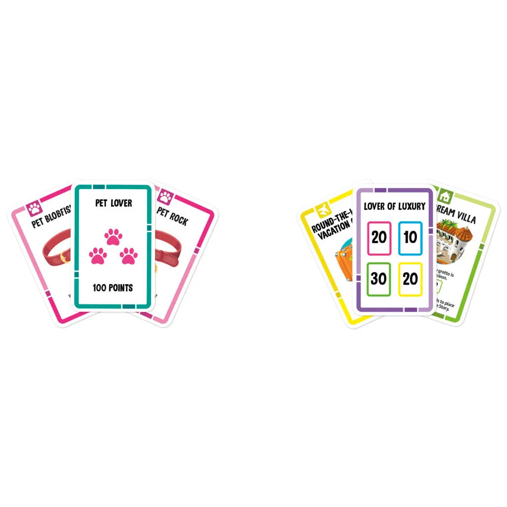 The Game Of Life Goals Card Game