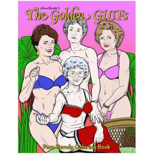 Vibrant Golden GILFS Adult Coloring Book