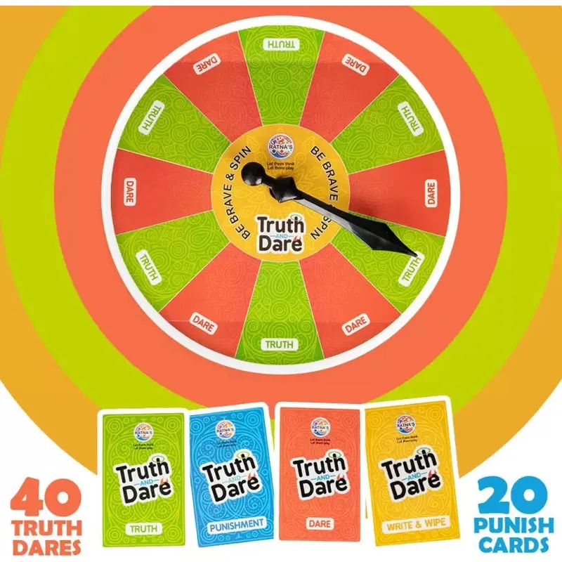 Truth and Dare Kids Board Game (Family Game)