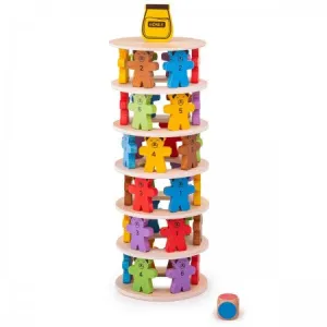 Tumbling Teddies Wooden Balancing Game