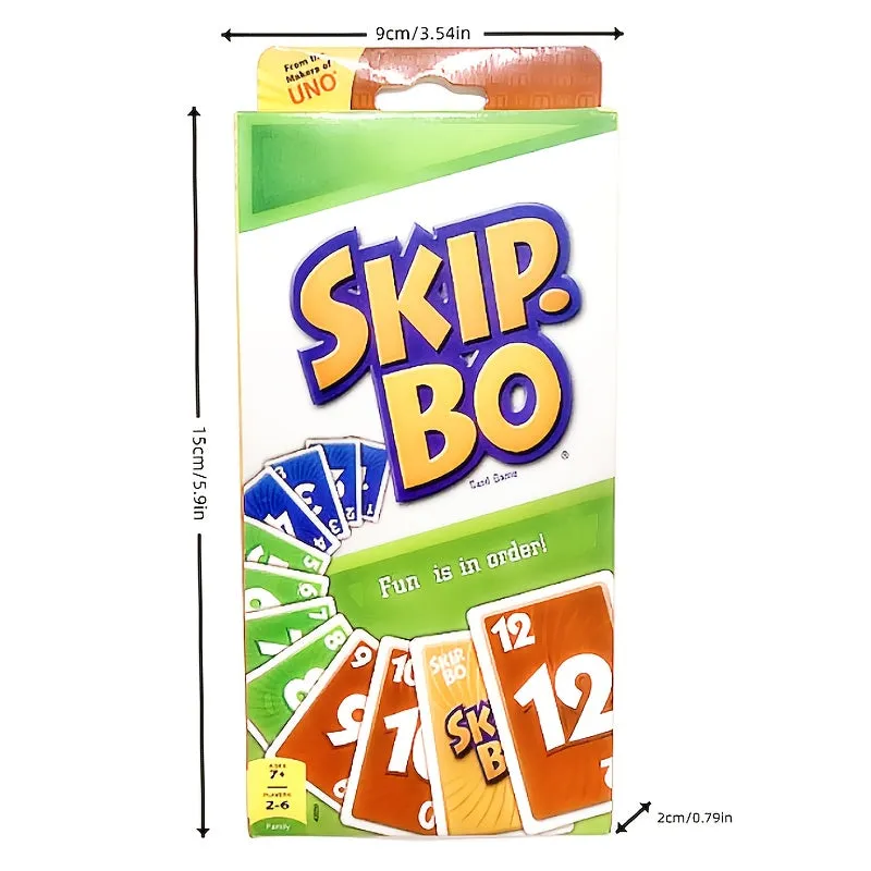 Ultimate Skip Bo Set for Parties Gatherings and Friend Fun