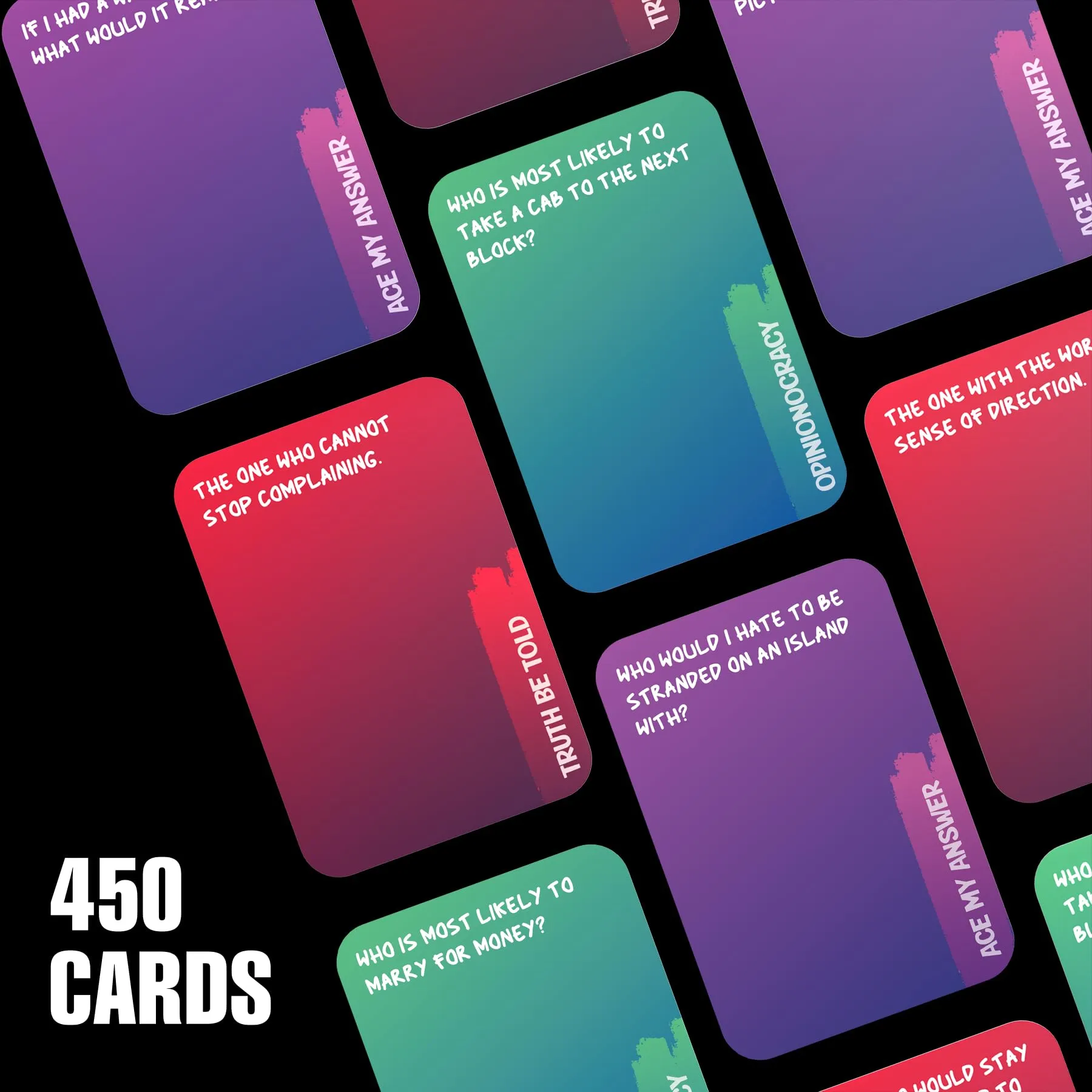 Uncoated Party Game for Adults Ages 21  - Hilarious, Social & Interactive Card Game for Game Night, Pre Games, Parties, & Gatherings, 4  Players, 450  Cards, Unfiltered Fun & No Sugarcoating