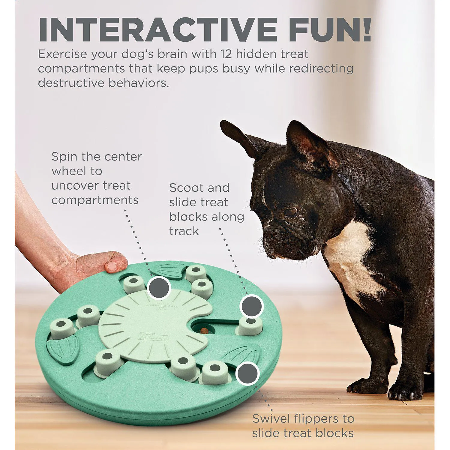 Worker Composite Interactive Puzzle Game Dog Toy